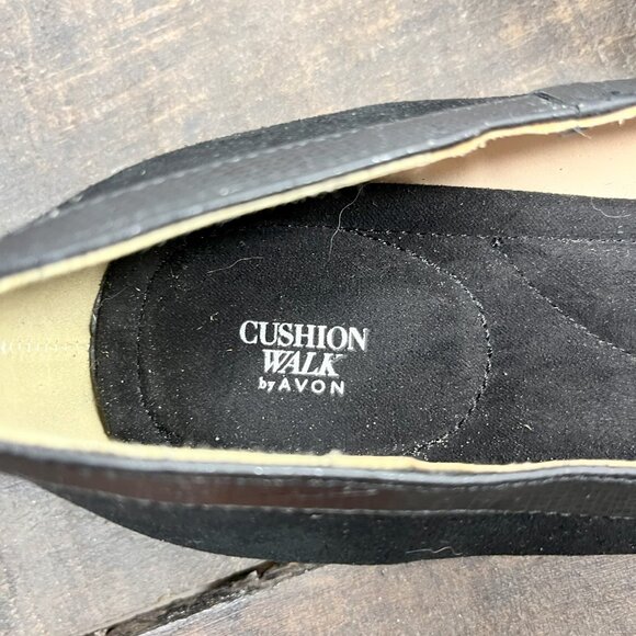 Avon SHOES Size 11 WOMENS Cushion Walk Suede w/ Jeweled Heels - Picture 7 of 7